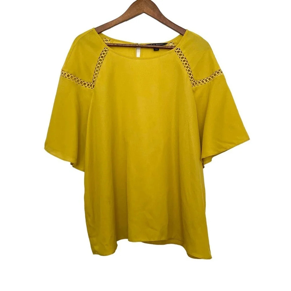 Zac & Rachel Mustard Yellow Top Size‎ XL